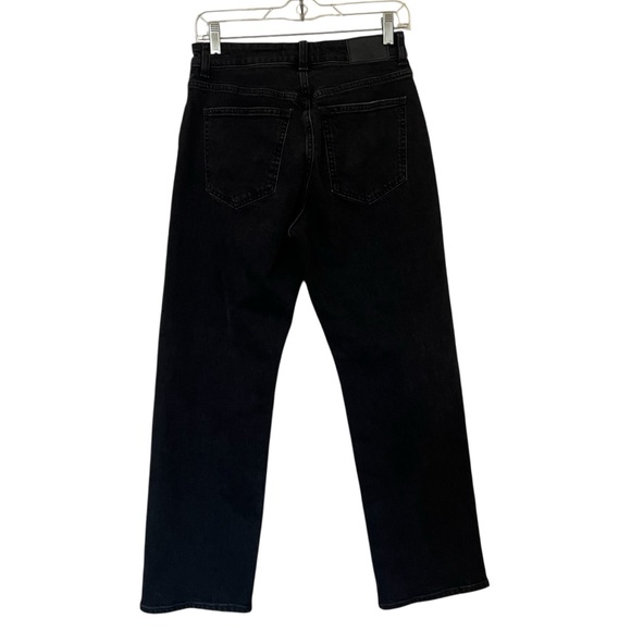 Madewell The Curvy '90s Straight Jean in Black Wash Size 27P. - Picture 2 of 9